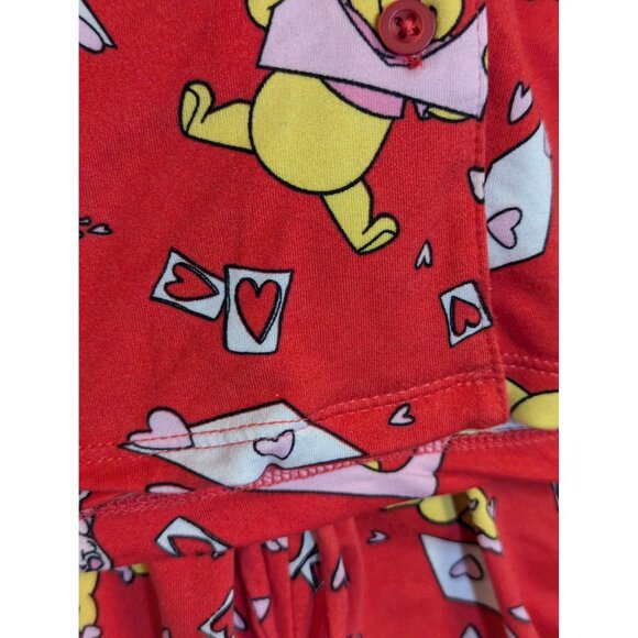 Disney Winnie The Pooh Red Pajama Set S - Picture 2 of 4